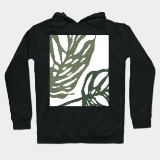 Tropical leaf detail Hoodie